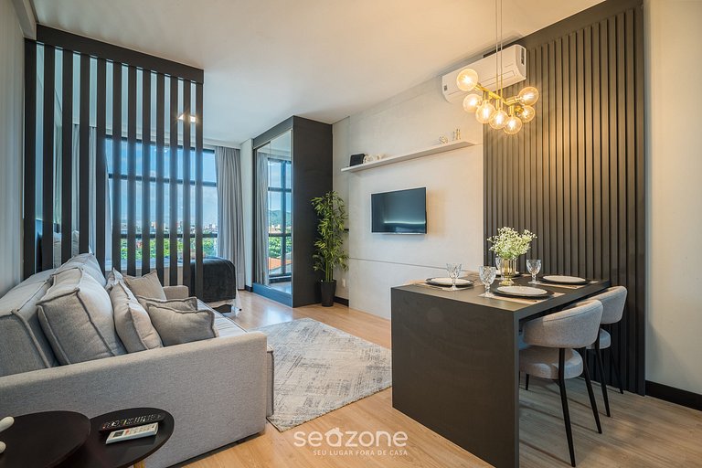 Estúdio em edf. c/ piscina, 550m do mar LDU0202