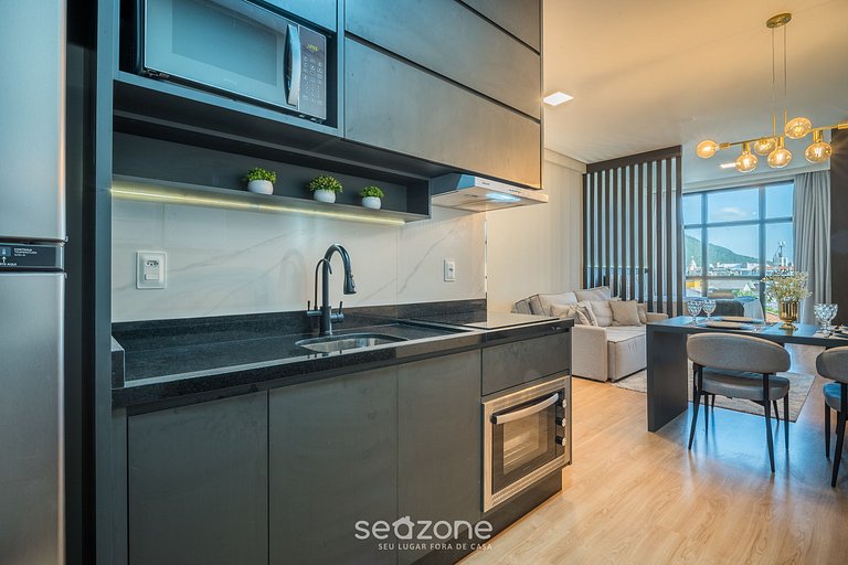 Estúdio em edf. c/ piscina, 550m do mar LDU0202