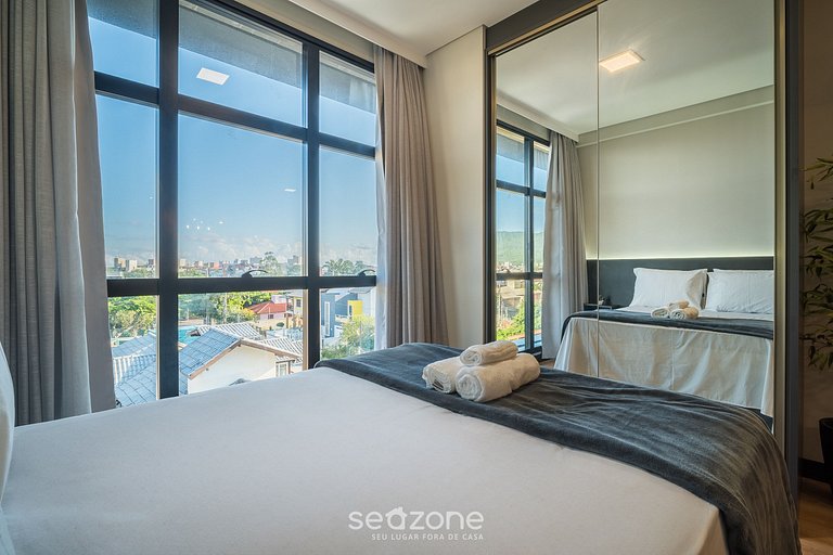 Estúdio em edf. c/ piscina, 550m do mar LDU0202