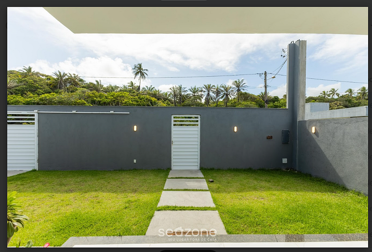 Casa c/ Churrasqueira em Frente à Praia LBRA0011