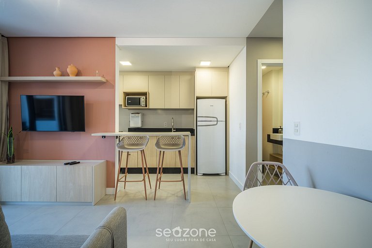 Ap con barbacoa en condominio con piscina EVH0609