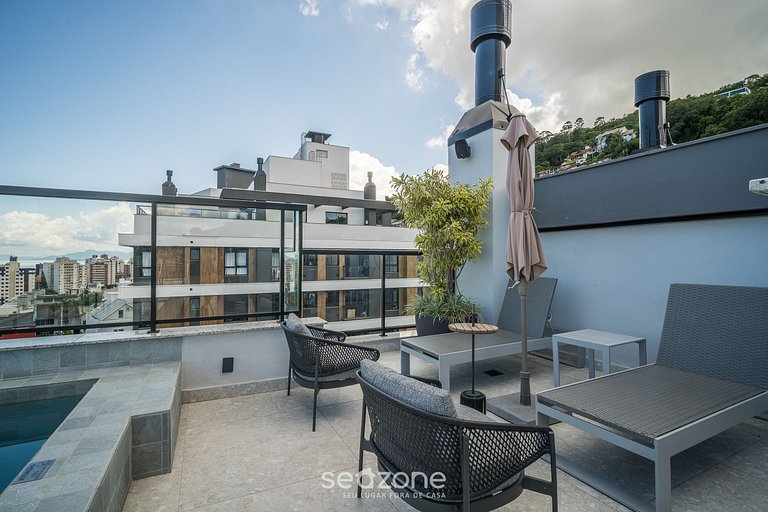 Ap con barbacoa en condominio con piscina EVH0609