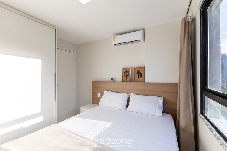 Apto Vista Mar Parcial 80m da Praia CPK0406