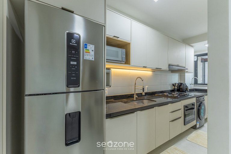 Apto vista parcial al mar 80 m de la playa CPK0406