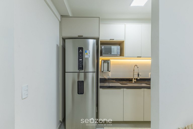 Apto vista parcial al mar 80 m de la playa CPK0406