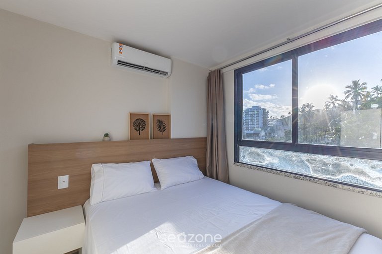 Apto Vista Mar Parcial 80m da Praia CPK0406