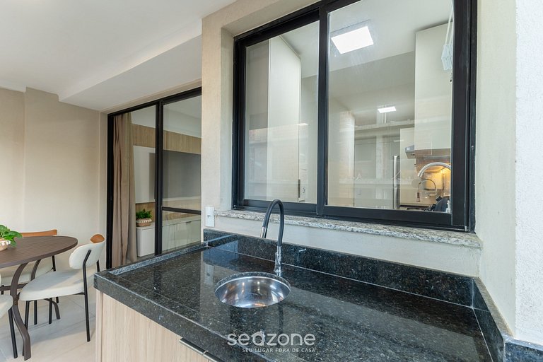 Apto Vista Mar Parcial 80m da Praia CPK0406