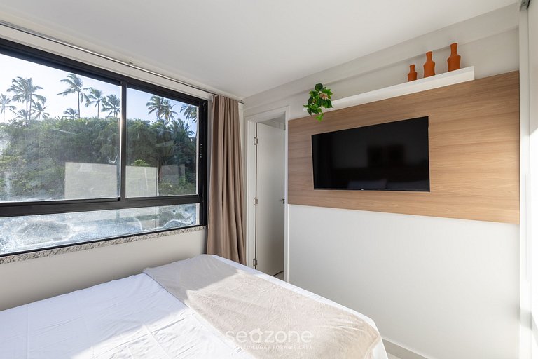 Apto Vista Mar Parcial 80m da Praia CPK0406