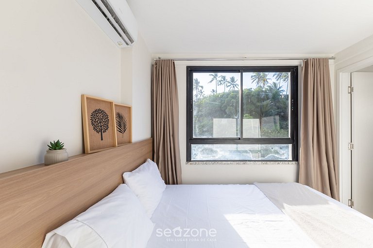 Apto vista parcial al mar 80 m de la playa CPK0406