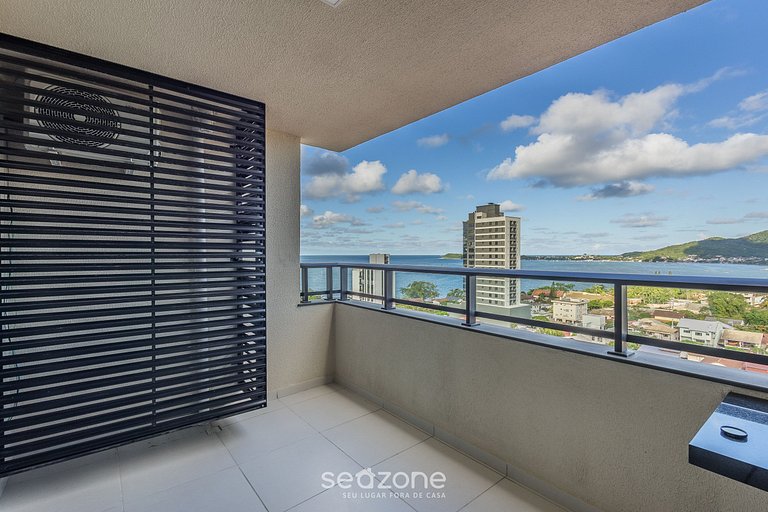 Apto con barbacoa y vista parcial al mar SKL01206