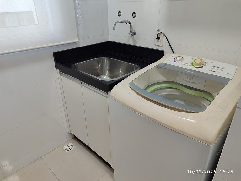 Apto 2 suites y Parrilla 550 m de la Playa EBF0702