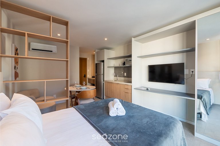 Studio en Cond. con Piscina y Vista Mar LIV0710