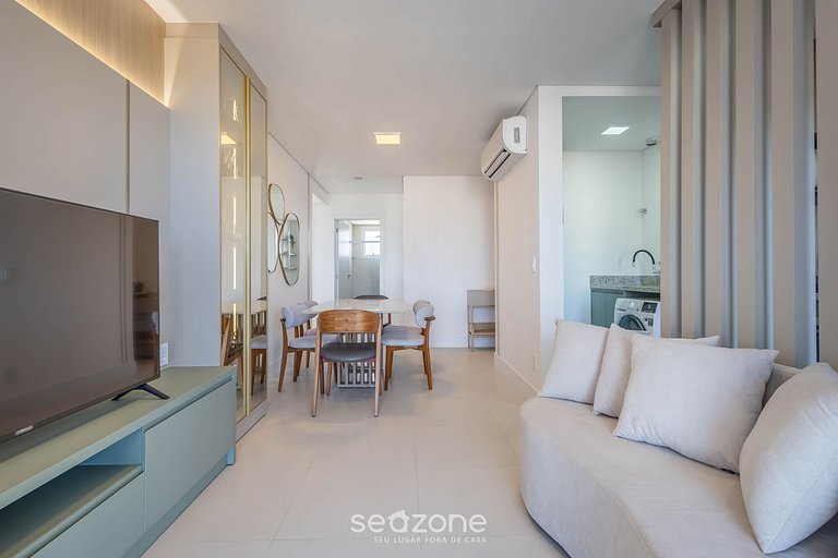 Apto en Cond. con Piscina y Vista Mar BHC1206