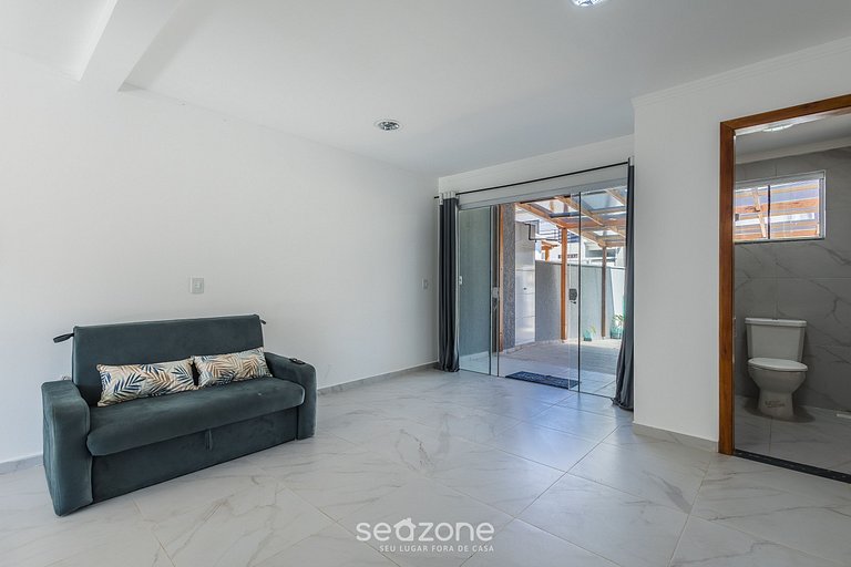 Casa c/ Churrasq. a 300m da Praia FJZ0003