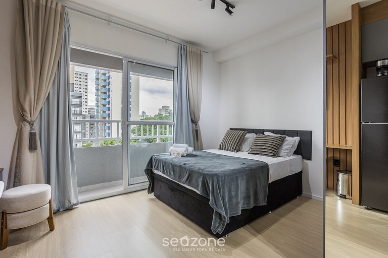 Studio moderno c/ balcón a 850 m del Metro MSZ0504