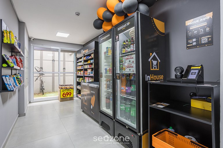 Studio moderno c/ varanda a 850m do Metrô MSZ0504