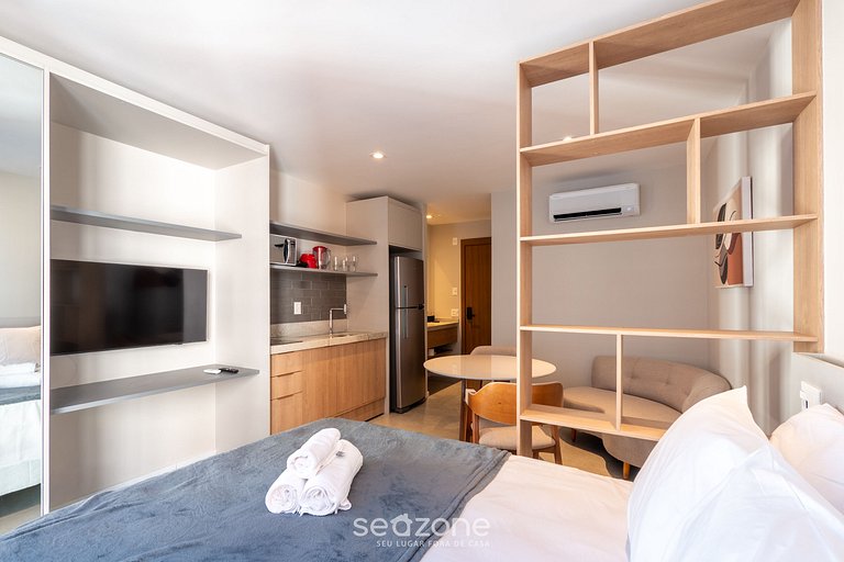 Studio a 170 m del mar en condo c/ piscina LIV0507