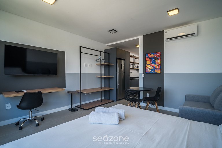 Estudio a 150 m de la Playa de Jurerê PTE0508