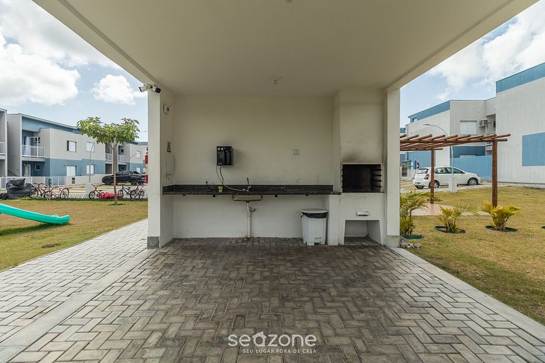 Apto en cond. c/ piscina y barbacoa TMR0104