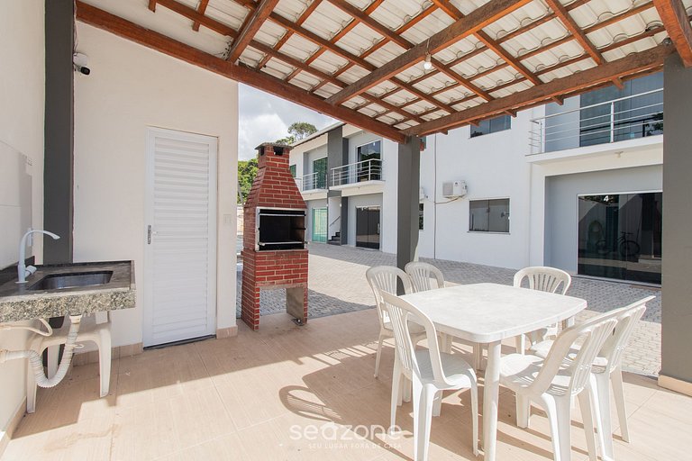 Apto en Cond. con Piscina y Parrilla CTY0010