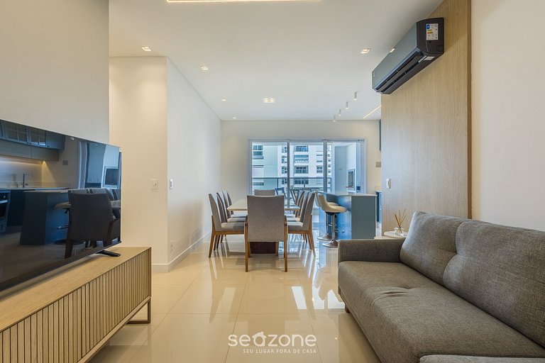 Apto con parrilla y vista a 100 m de Playa LTT0401