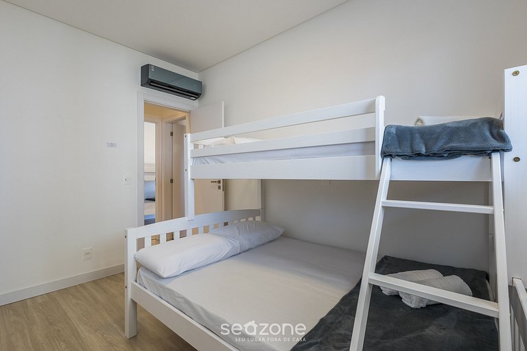 Apto con parrilla y vista a 100 m de Playa LTT0401