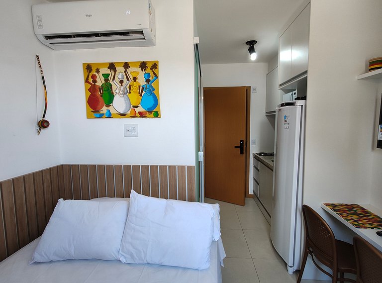 Studio en cond. c/ piscina a 160 m del mar SAA0216