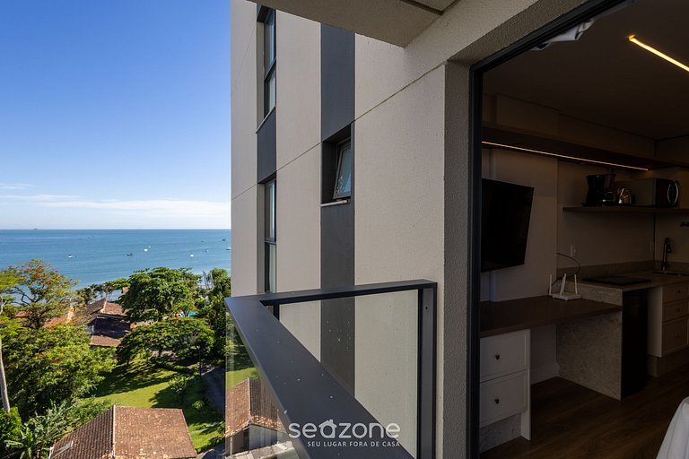 Estúdio Vista Lateral Mar 50m da Praia PSO0805