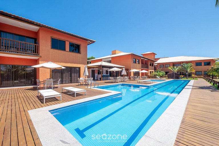 Apto en cond. c/ piscina a 750 m playa RDW0103