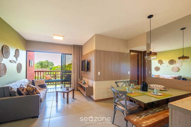 Apto em cond. c/ piscina a 750m da Praia RDW0103