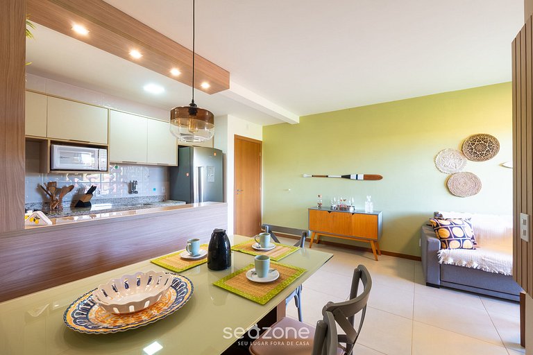 Apto en cond. c/ piscina a 750 m playa RDW0103