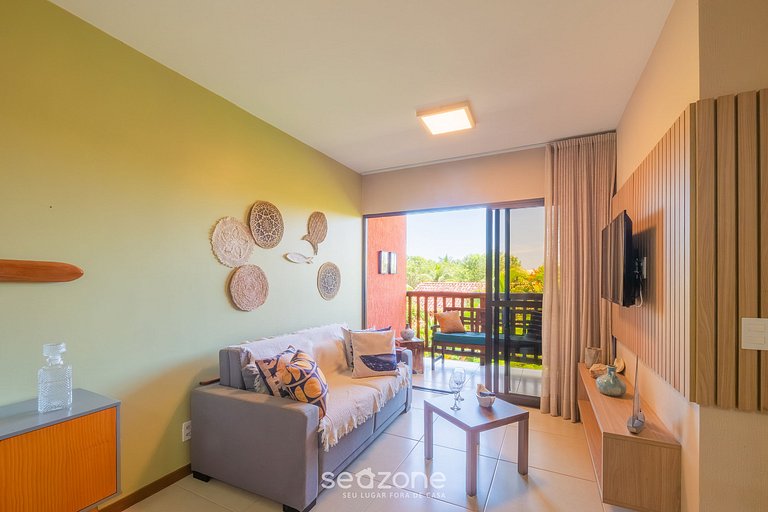 Apto en cond. c/ piscina a 750 m playa RDW0103