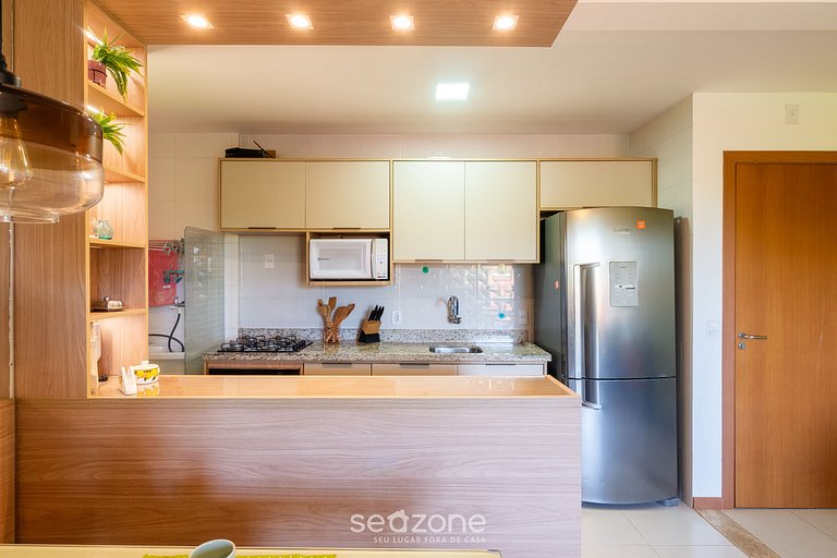 Apto en cond. c/ piscina a 750 m playa RDW0103