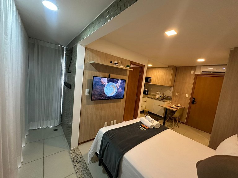 Estudio en Cond. con Piscina y Gimnasio FTW1106