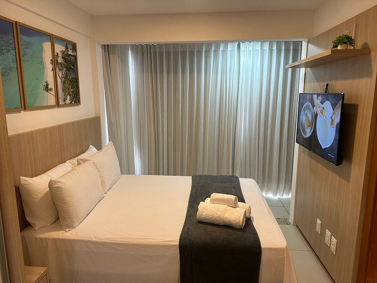 Estudio en Cond. con Piscina y Gimnasio FTW1106