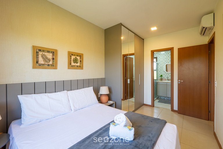 Apto en cond. c/ piscina a 750 m playa RDW0103