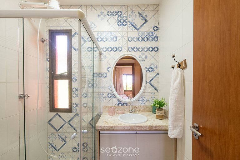 Apto en cond. c/ piscina a 750 m playa RDW0103