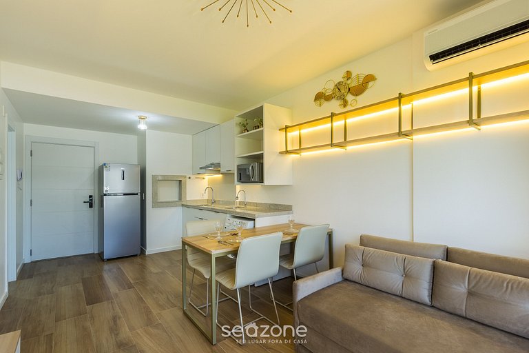 Apto c/ churrasqueira e garagem em POA AIR0605