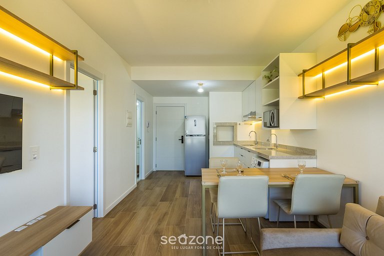 Apto c/ churrasqueira e garagem em POA AIR0605