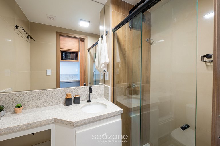 Studio vista lateral al mar en edf c pisc. JDN0813