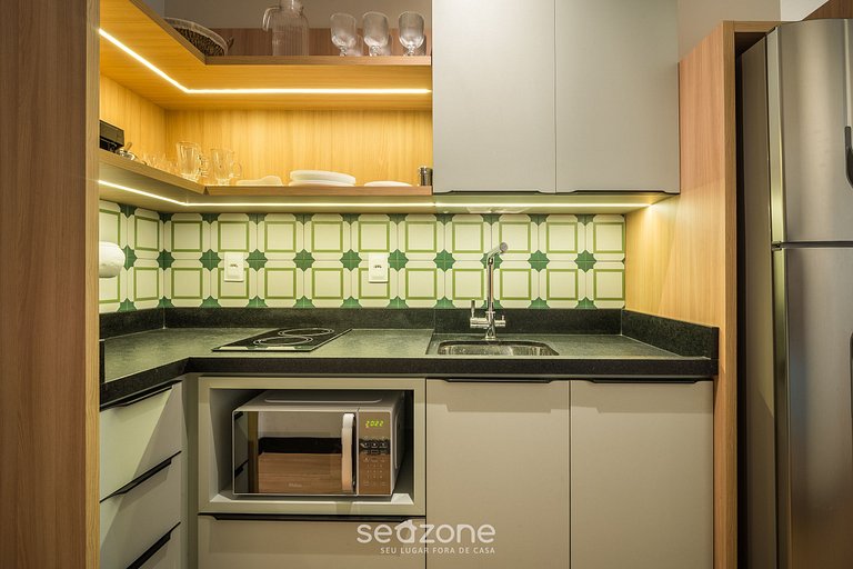 Estudio a 550m del mar en edif. c piscina LDU0206