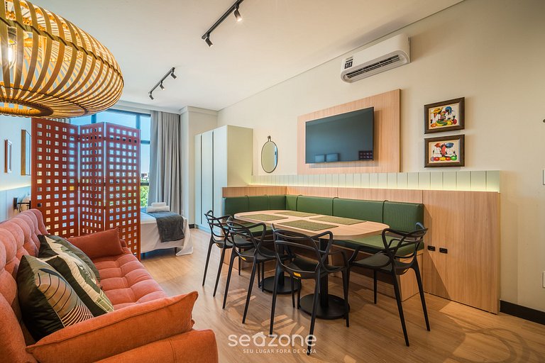 Estudio a 550m del mar en edif. c piscina LDU0206