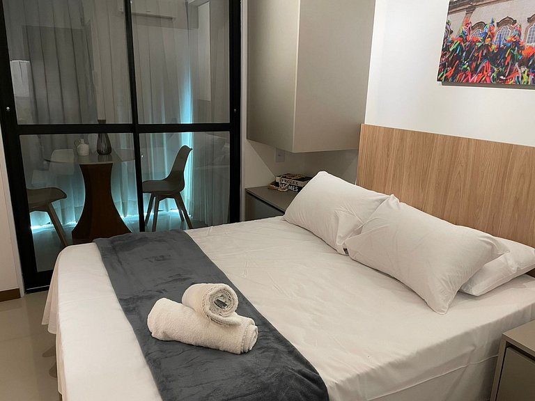 Studio a 60 m del mar c/ balcón y vista JDN0509