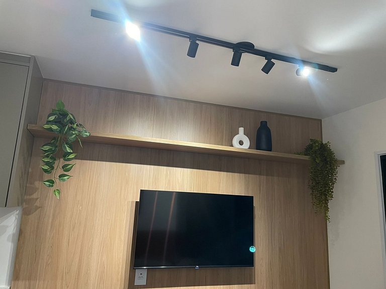 Studio a 60m da Praia c/ varanda e vista JDN0509