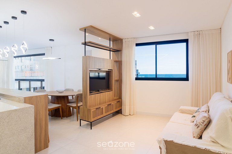 Apto c/ 3 suites, parrilla y vista al mar RIH0203