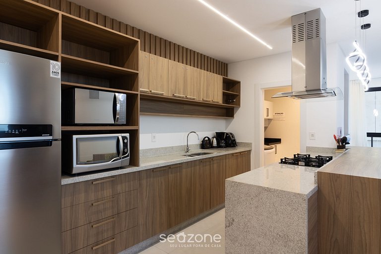 Apto c/ 3 suites, parrilla y vista al mar RIH0203