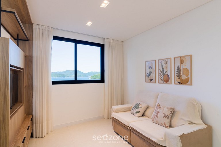 Apto c/ 3 suites, parrilla y vista al mar RIH0203