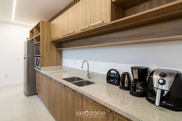 Apto c/ 3 suites, parrilla y vista al mar RIH0203