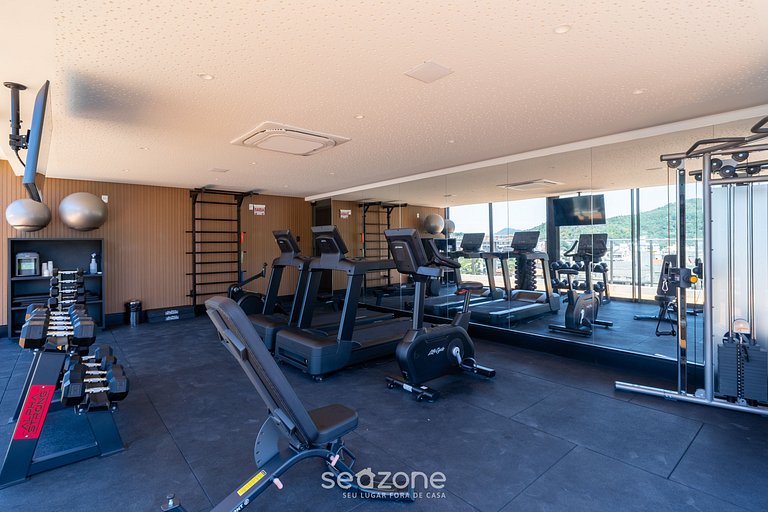 Apto en cond. con gimnasio en Jurerê VOX0210