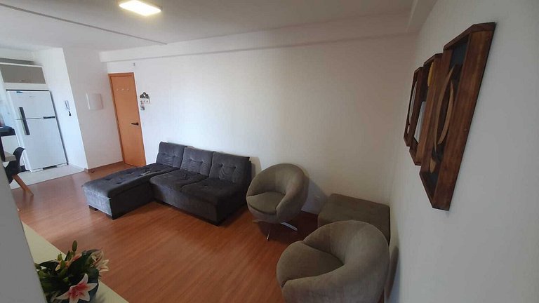 Apto c/ barbacoa y vista lateral al mar VAC1604